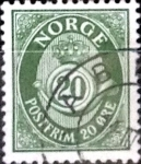 Sellos de Europa - Noruega -  Intercambio 0,20 usd 20 ore 1962