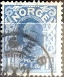 Stamps Norway -  Intercambio ma2s 0,20 usd 1,5 krone 1911