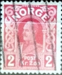 Sellos de Europa - Noruega -  Intercambio ma2s 0,20 usd 2 krone 1915