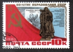 Sellos de Europa - Rusia -  60 Aniversario de la URSS