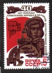 Stamps Russia -  40 Aniversario de la Victoria en la Segunda Guerra Mundial