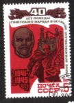 Stamps : Europe : Russia :  40 Aniversario de la Victoria en la Segunda Guerra Mundial