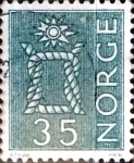 Stamps Norway -  Intercambio 0,20 usd 35 ore 1963