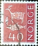 Sellos de Europa - Noruega -  Intercambio 0,20 usd 40 ore 1963