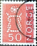 Sellos de Europa - Noruega -  Intercambio 0,20 usd 50 ore 1962