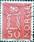 Stamps : Europe : Norway :  Intercambio 0,20 usd 50 ore 1962