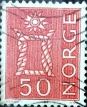 Sellos de Europa - Noruega -  Intercambio 0,20 usd 50 ore 1962