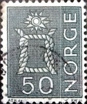 Sellos de Europa - Noruega -  Intercambio 0,20 usd 50 ore 1968
