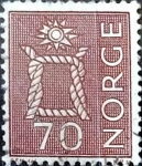 Stamps Norway -  Intercambio 0,20 usd 70 ore 1970