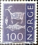 Stamps Norway -  Intercambio 0,20 usd 100 ore 1970