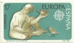 Stamps Spain -  SERIE EUROPA-CEPT 1986. PROTECCIÓN DE LOS ANIMALES. EDIFIL 2847