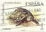 Sellos del Mundo : Europa : Espa�a : FAUNA HISPÁNICA. TORTUGA TERRESTRE. Testudo graeca. EDIFIL 2192