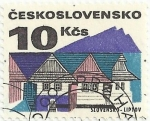Stamps Czechoslovakia -  ARQUITECTURA POPULAR. ESLOVÁQUIA-LIPTOV. YVERT CS 1922