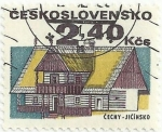 Sellos de Europa - Checoslovaquia -  ARQUITECTURA POPULAR. CHÉQUIA-JIČINSKO. YVERT CS 1834
