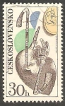 Stamps Czechoslovakia -  2049 - 25 anivº de la Filarmonica eslovaca, gaita