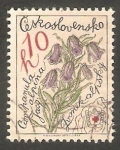 Stamps Czechoslovakia -  2328 - Flor campanula alpina