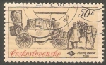 Stamps Czechoslovakia -  2423 - Exposición en el Museo Postal de medios de transporte
