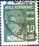 Stamps Norway -  Intercambio maxs 1,00 usd 10 ore 1929