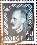 Sellos de Europa - Noruega -  Intercambio 0,20 usd 60 ore 1950