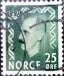 Stamps Norway -  Intercambio maxs 0,20 usd 25 ore 1956