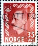 Sellos de Europa - Noruega -  Intercambio 0,20 usd 35 ore 1950