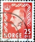 Stamps : Europe : Norway :  Intercambio 0,20 usd 25 ore 1950