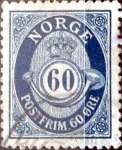 Sellos de Europa - Noruega -  Intercambio 8,00 usd 60 ore 1900