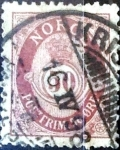 Stamps Norway -  Intercambio 0,30 usd 50 ore 1910
