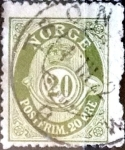 Stamps Norway -  Intercambio 0,20 usd 20 ore 1921