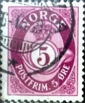 Stamps : Europe : Norway :  5 ore 1941