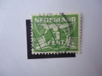 Stamps Netherlands -  Flying Dove - Nederland.