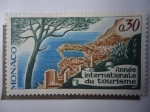 Stamps : Europe : Monaco :  Année Internationale du Tourisme.