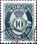 Stamps Norway -  Intercambio ma2s 0,20 usd 10 ore 1950