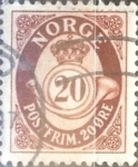 Stamps Norway -  Intercambio 2,25 usd 20 ore 1951