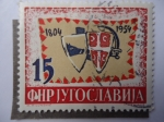 Sellos de Europa - Yugoslavia -  Posta Yugoslavija- 1804-1954