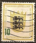 Sellos de Europa - Alemania -  Stuttgart 1955 Exposición Nacional de Baden-Wuerttemberg.