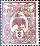 Stamps : Oceania : New_Caledonia :  Intercambio crxf 0,25 usd 2 cent. 1905