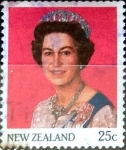 Stamps : Oceania : New_Zealand :  Intercambio 0,20 usd 25 cent. 1985