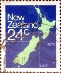 Sellos de Oceania - Nueva Zelanda -  Intercambio 0,20 usd 24 cent. 1977