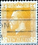 Stamps New Zealand -  Intercambio 35,00 usd 2 penny 1916