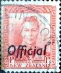 Stamps New Zealand -  Intercambio 0,30 usd 1 penny 1938