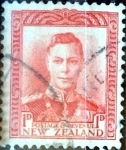 Stamps New Zealand -  Intercambio 0,20 usd 1 penny 1938