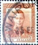Sellos de Oceania - Nueva Zelanda -  Intercambio 0,20 usd 1/2 penny 1941