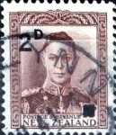 Stamps New Zealand -  Intercambio 0,20 usd 2 sobre 1,5 penny 1941