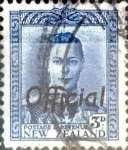 Stamps New Zealand -  Intercambio 0,30 usd 3 penny 1941