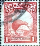 Stamps New Zealand -  Intercambio 0,70 usd 1 penny 1935