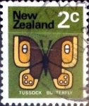Stamps New Zealand -  Intercambio aexa 0,20 usd 2 cent. 1970