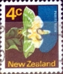 Stamps New Zealand -  Intercambio 0,20 usd 4 cent. 1970