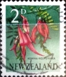 Stamps New Zealand -  Intercambio 0,20 usd 2 penny 1960