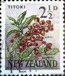 Sellos de Oceania - Nueva Zelanda -  Intercambio m2b 0,20 usd 2,5 penny 1961